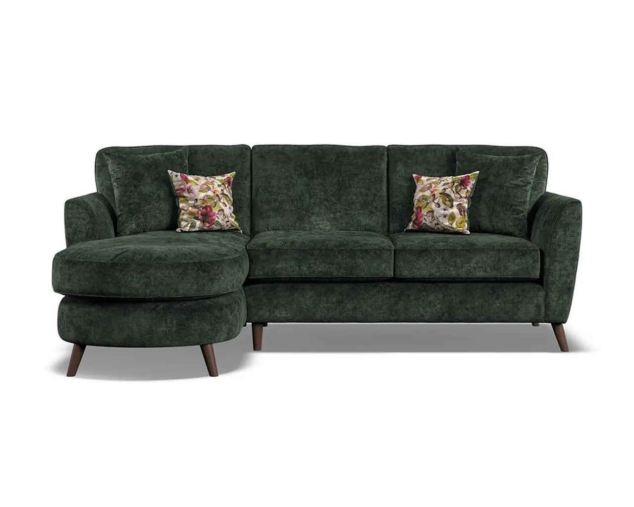 Libra Corner Chaise Green