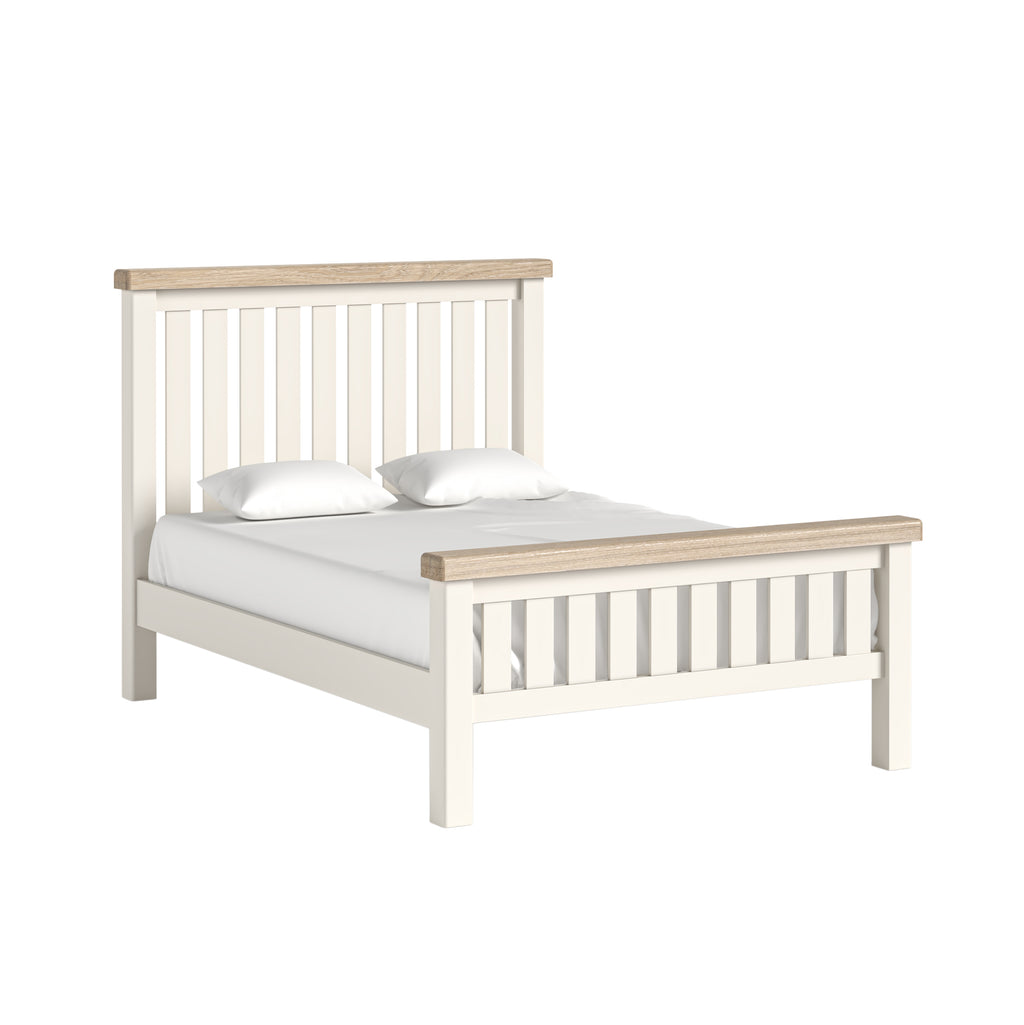 Romanby Painted Off White Bed Frame