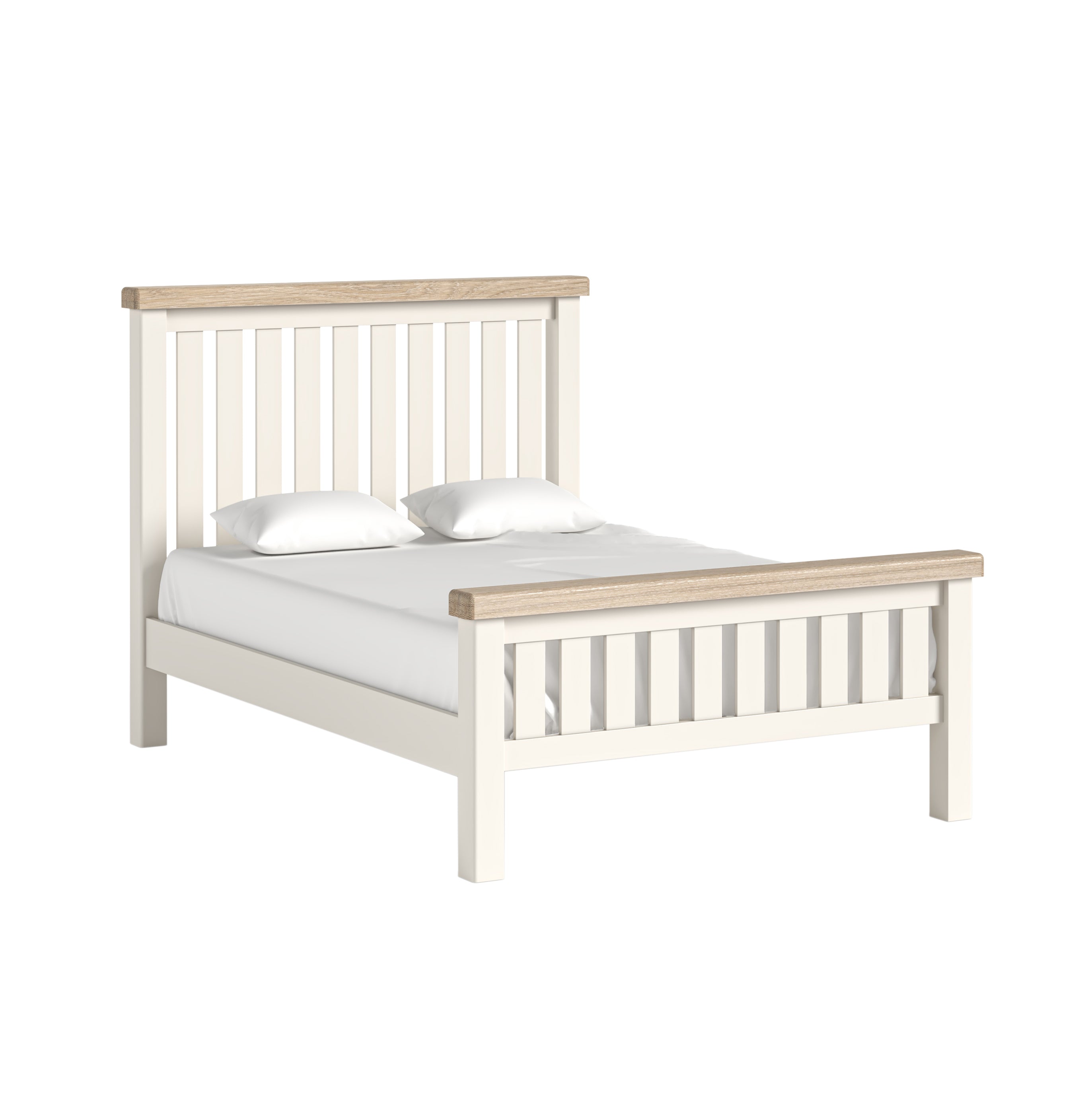 Romanby Painted Off White Bed Frame