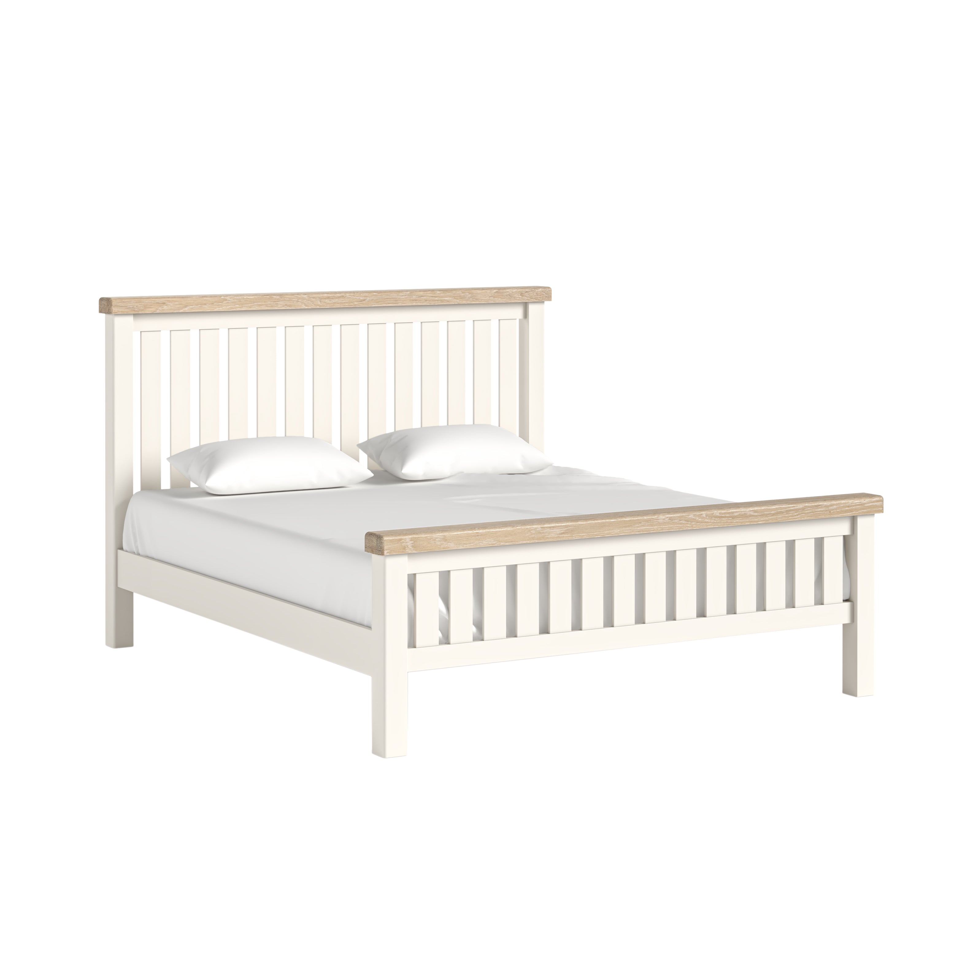 Romanby Painted Off White Bed Frame