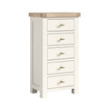 Romanby painted off white tall boy