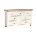 Romanby painted off white 3+4 low chest