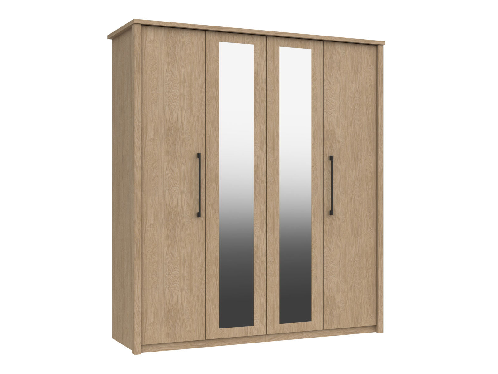 One-call Edale Range 4 Door Robe with 2 Mirrors