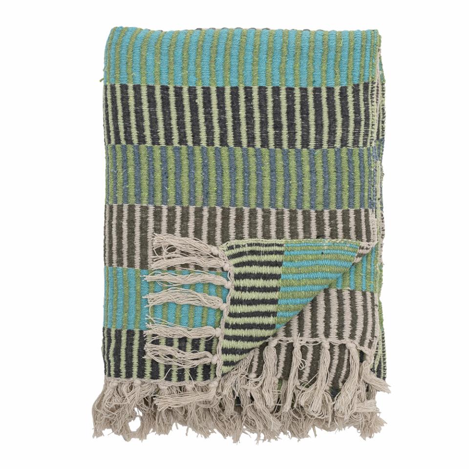 Isnel Throw, Multi, Recycled Cotton