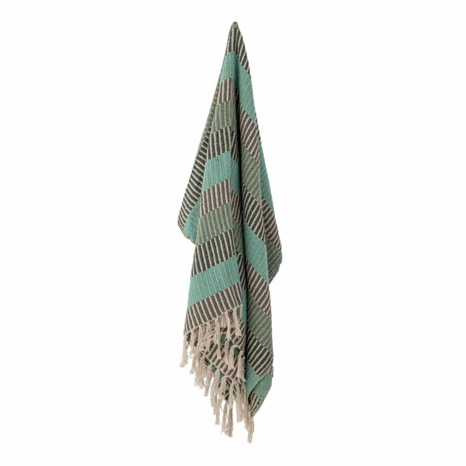 Isnel Throw, Multi, Recycled Cotton