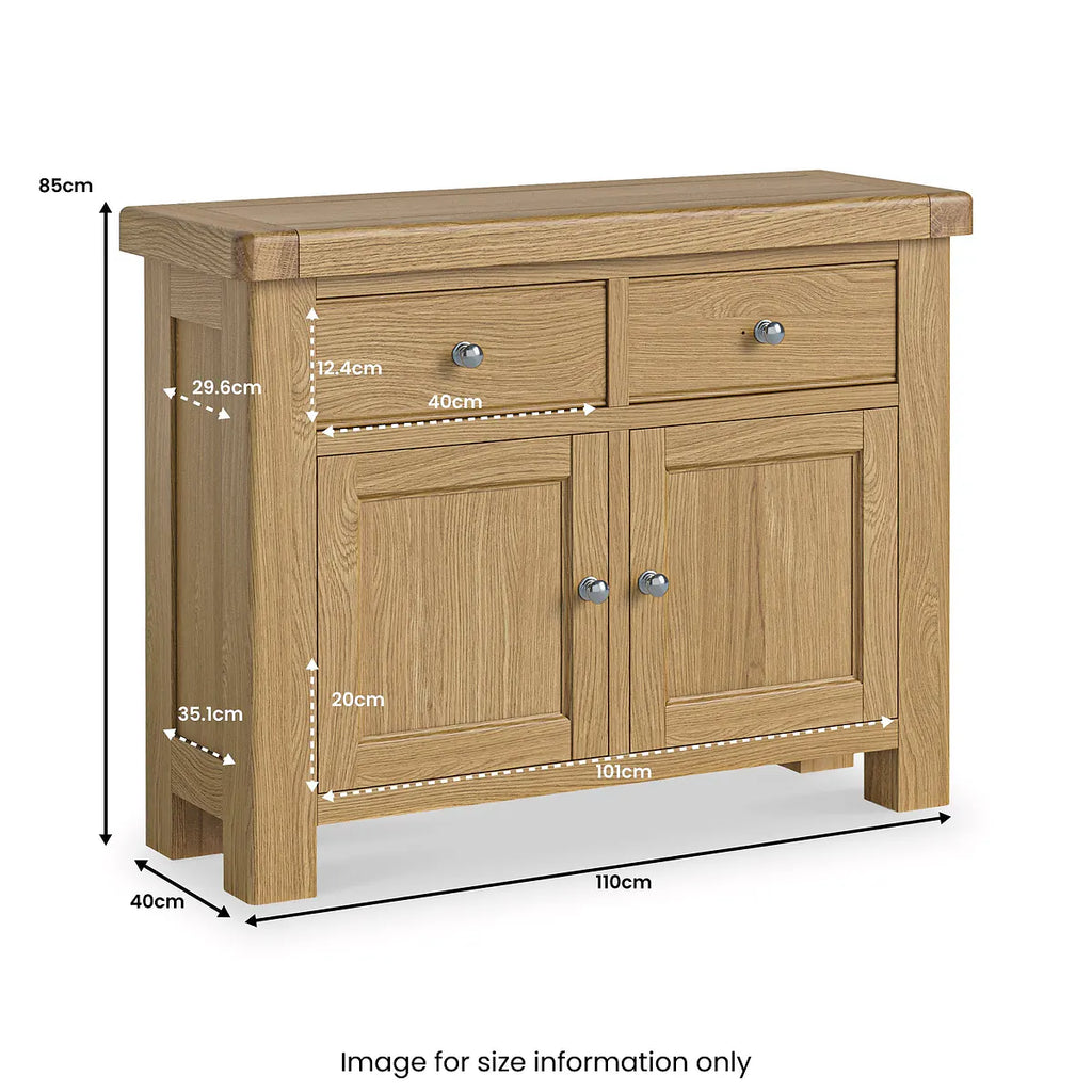 Romanby oak Small sideboard