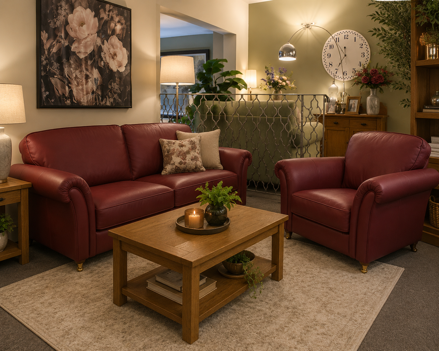 The Knightsbridge 3 Seater & Chair