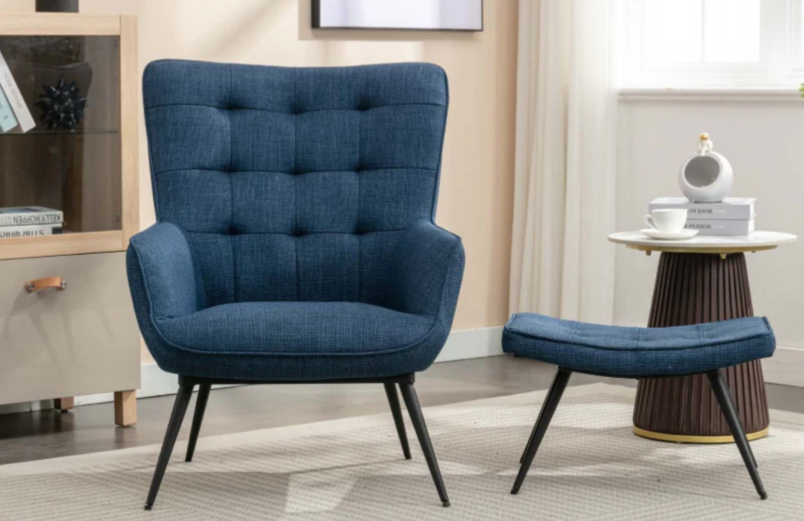 Caitlin Accent Chair & Stool