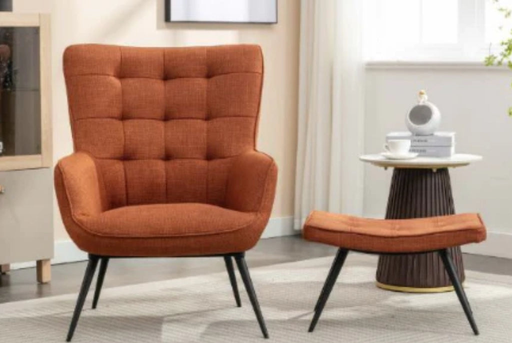 Caitlin Accent Chair & Stool