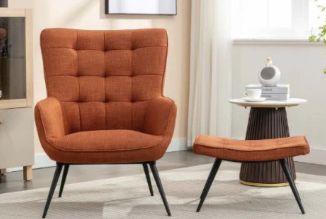 Caitlin Accent Chair & Stool