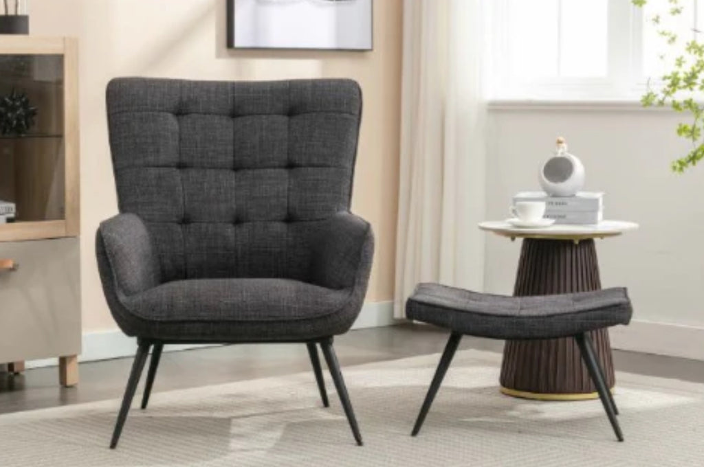 Caitlin Accent Chair & Stool