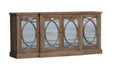 Hudson Bay Four Door Mirrored Sideboard