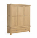 Romanby Oak Triple Wardrobe