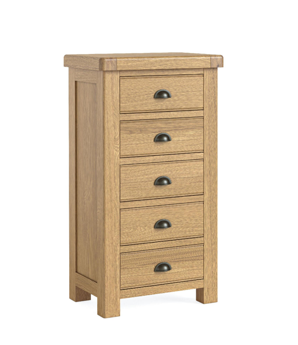 Romanby Oak Tall Boy