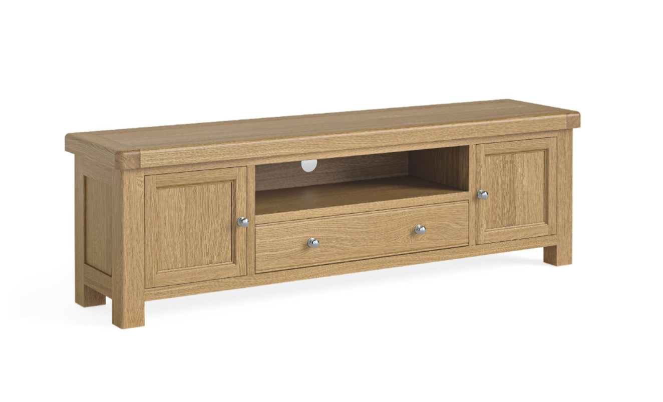 Romanby Oak 1900 Tv Unit