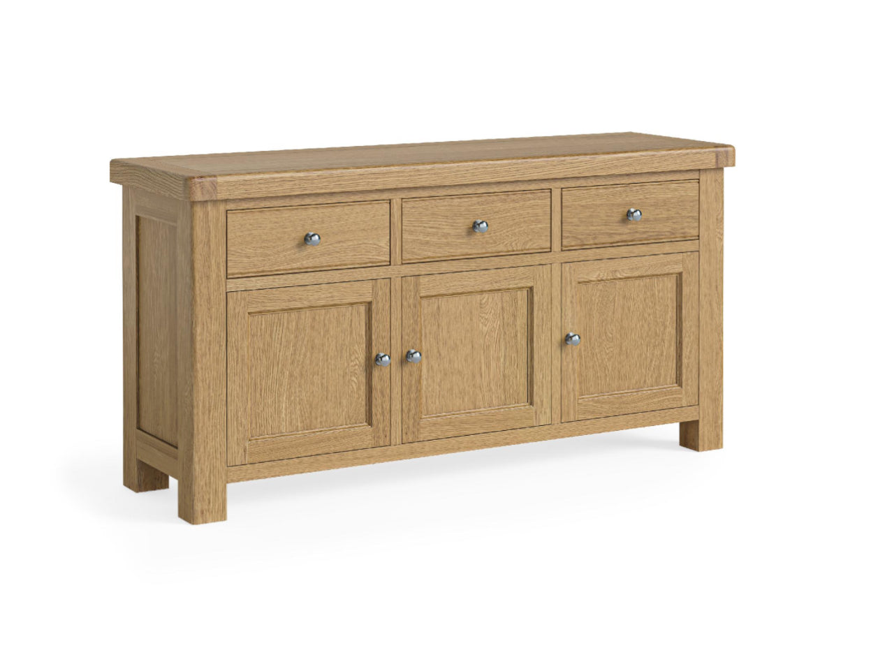 Romanby Oak Large Sideboard