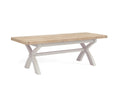 Romanby Painted Cross Leg Extending Table