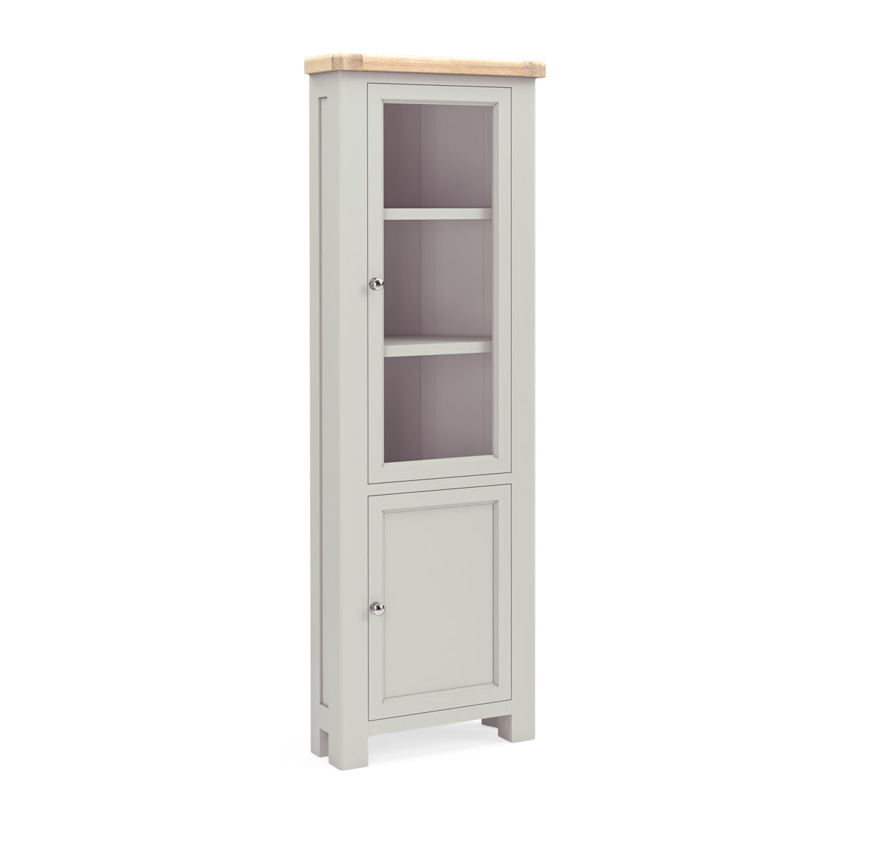 Romanby Painted Corner Display Cabinet