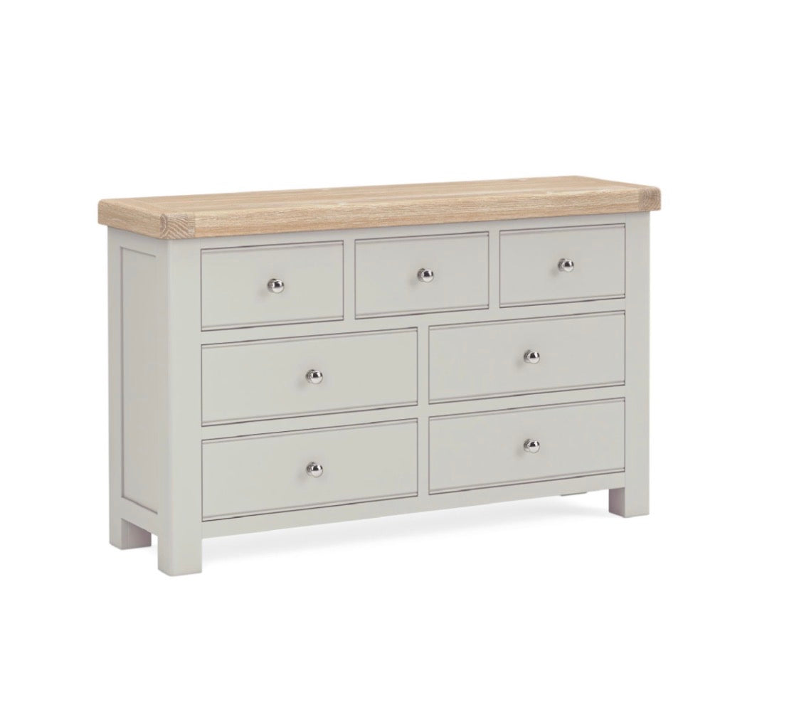 Romanby Painted 3+4 Low Chest