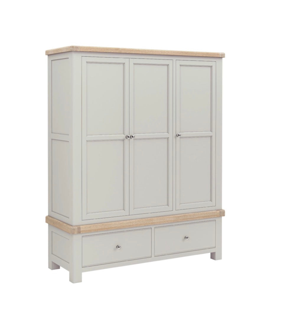 Romanby Painted Triple Wardrobe