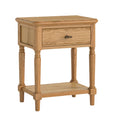 Victoria Oak Lamp Table