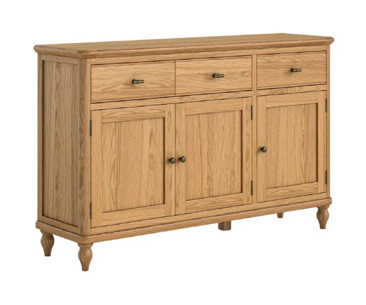 Victoria Oak 3 Door Sideboard