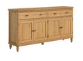 Victoria Oak 4 Door Sideboard
