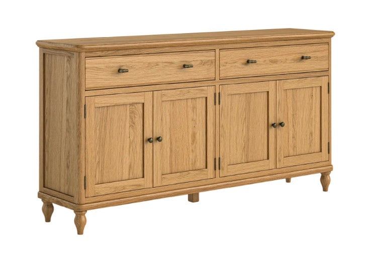 Victoria Oak 4 Door Sideboard