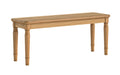 Victoria Oak Bench