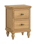 Victoria Oak Slim Bedside Cabinet