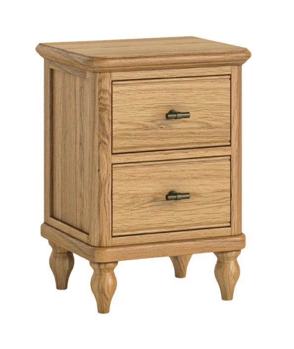 Victoria Oak Slim Bedside Cabinet
