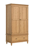 Victoria Oak Double Wardrobe
