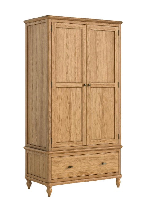 Victoria Oak Double Wardrobe