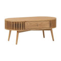 Brompton oval coffee table