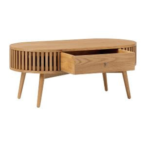 Brompton oval coffee table