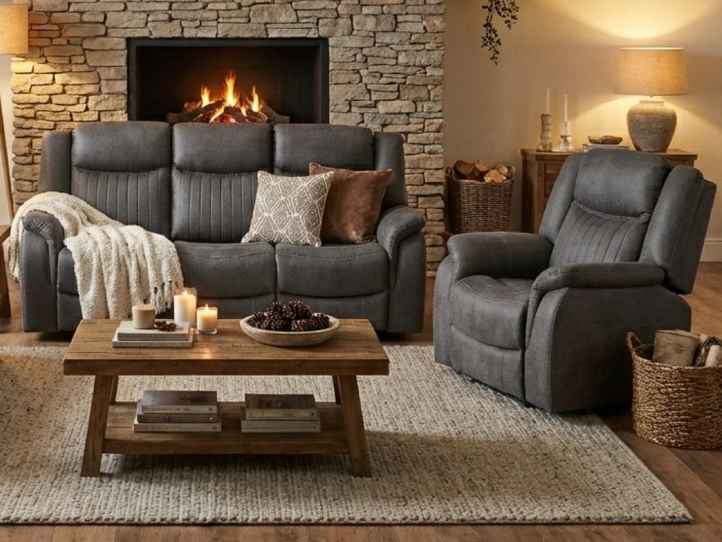 The Daimler  Recliner Collection in Grey