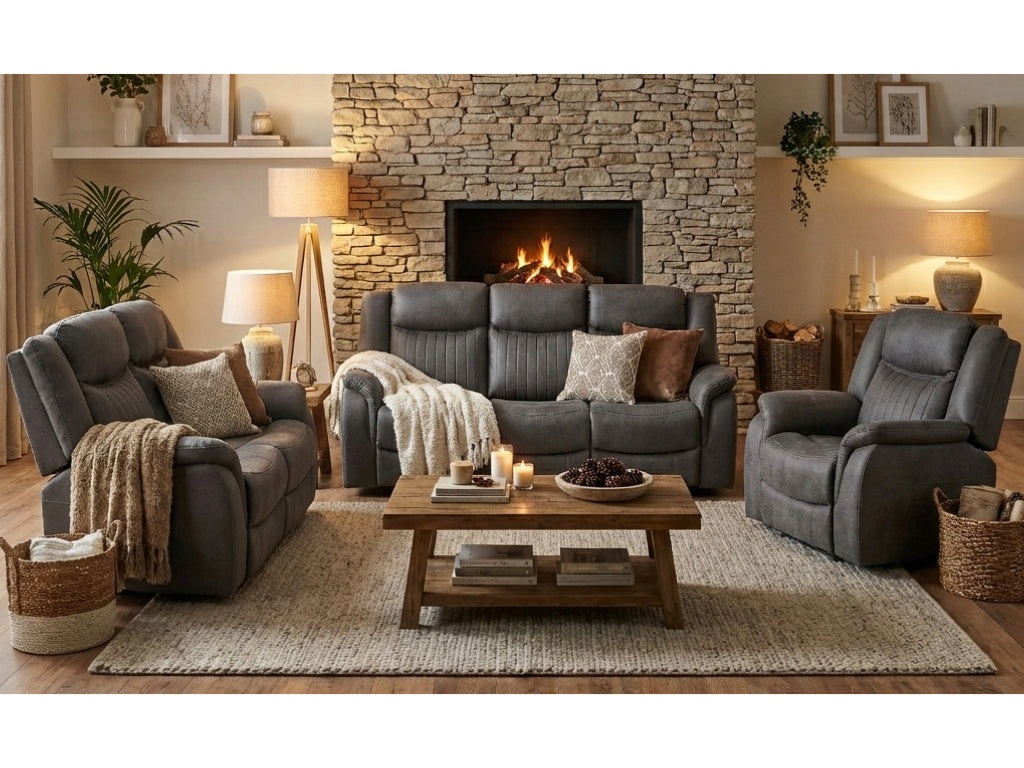 The Daimler  Recliner Collection in Grey