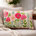 Ensley Pink Linen Cushion