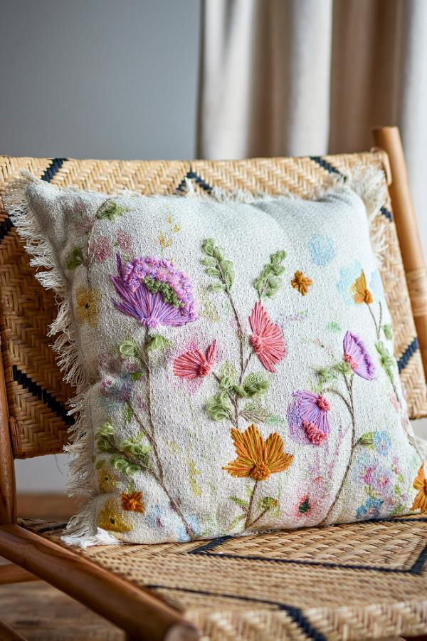 Pogni Cushion, Nature, Cotton  L50xW50 cm