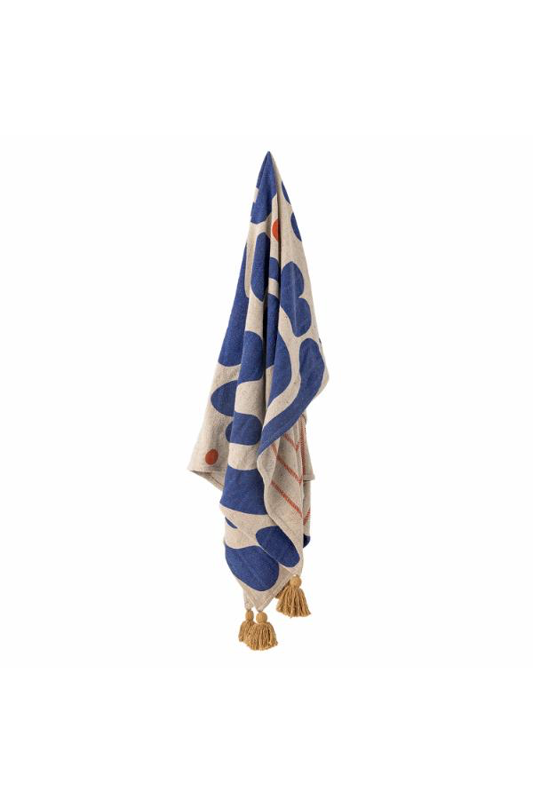 Eviaya Throw, Multi, Recycled Cotton  L160xW130 cm