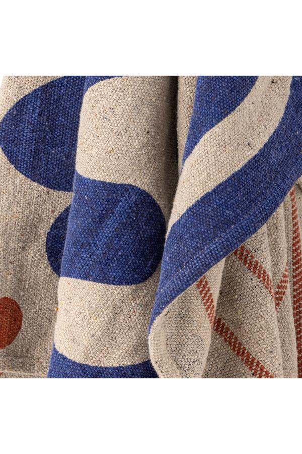 Eviaya Throw, Multi, Recycled Cotton  L160xW130 cm