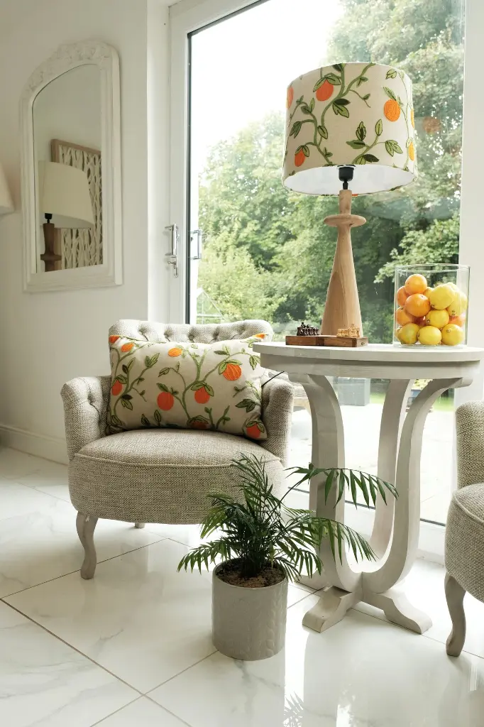 Orange Orchard Cushion