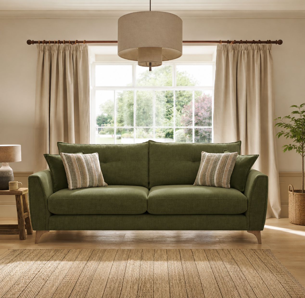 The Cole Sofa - Plush Velvet Vine
