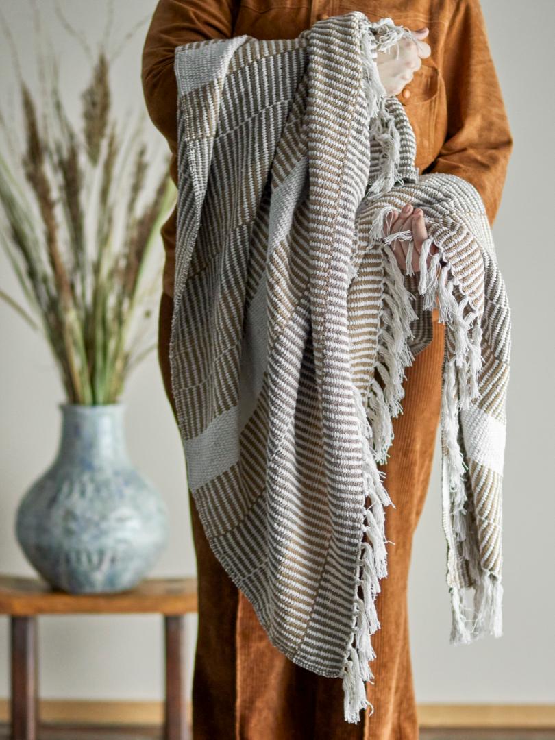 Isnel Throw, Multi, Recycled Cotton