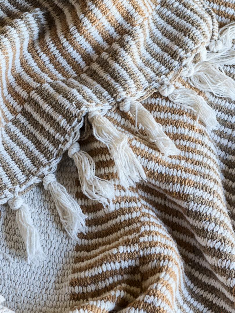 Isnel Throw, Multi, Recycled Cotton