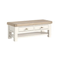 Romanby Off-White Coffee Table with Drawers