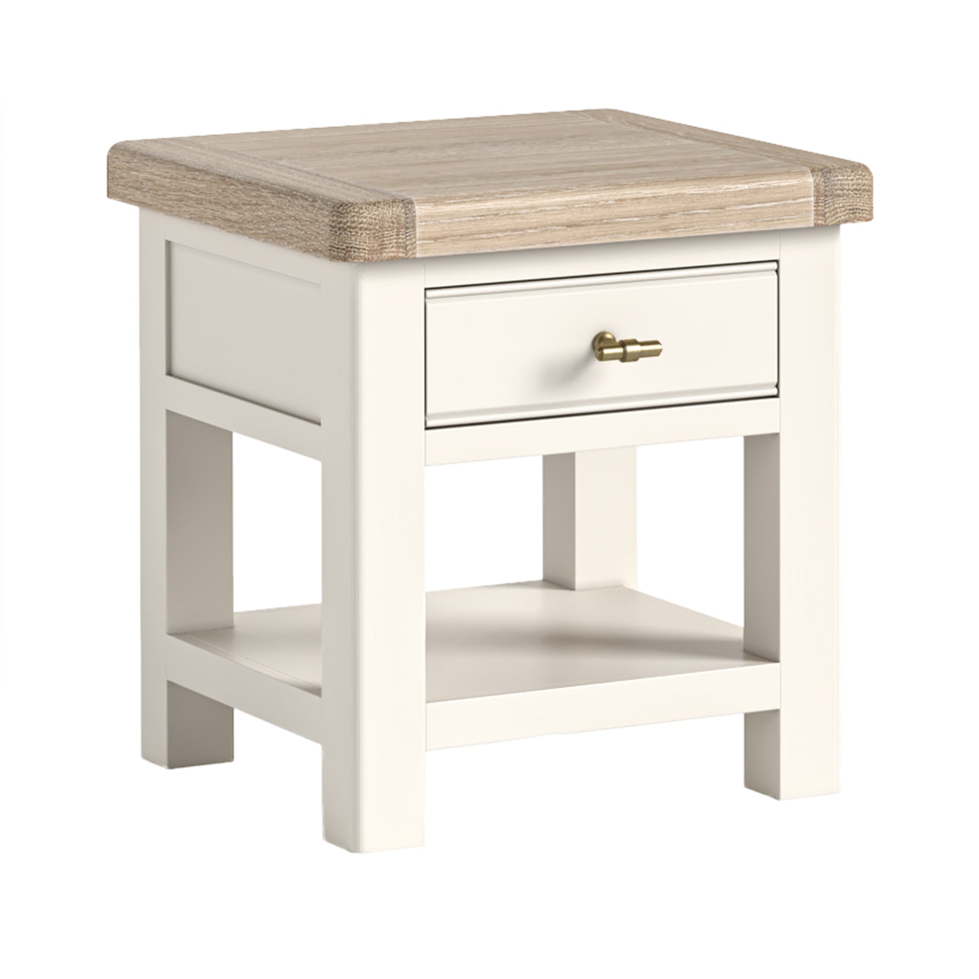 Romanby Off-White Lamp Table