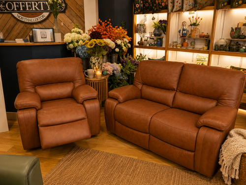 Alexa 2 Seater + Electric Recliner Chair