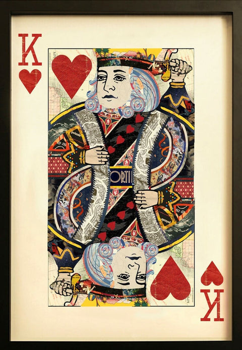 King of hearts playing card