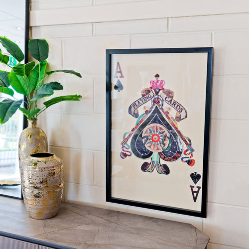 Ace of spades playing card